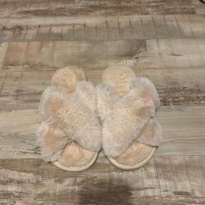Fuzzy slippers
